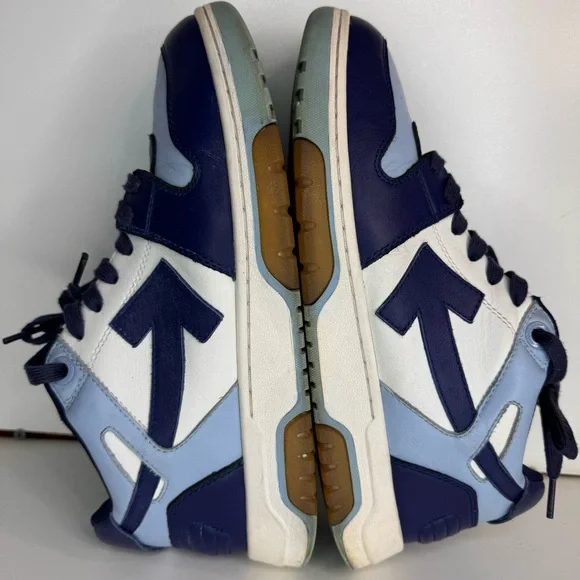 Men’s size 8 Off White Out Of Office low top Sneakers Blue Navy unc dunk 8US vtg Size 41 (8 US) Off-White Out of Office  main image 3